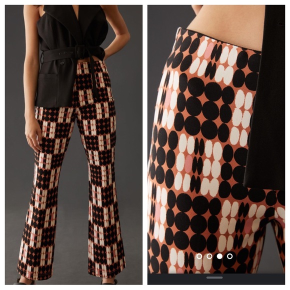 Anthropologie Maeve The Margot Kick Flare Crop - Picture 2 of 7